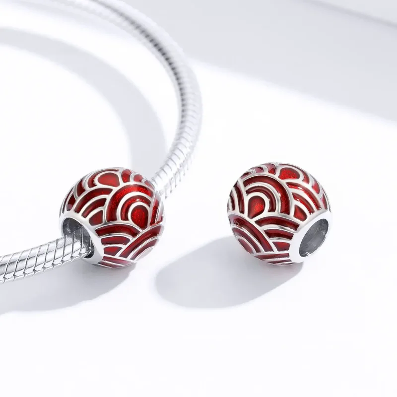 (kép) PANDORA típusú színes charm - BSC133 - Megtekintés 2