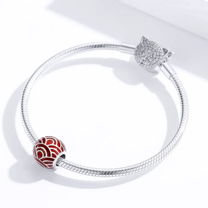 (kép) PANDORA típusú színes charm - BSC133 - Megtekintés 4