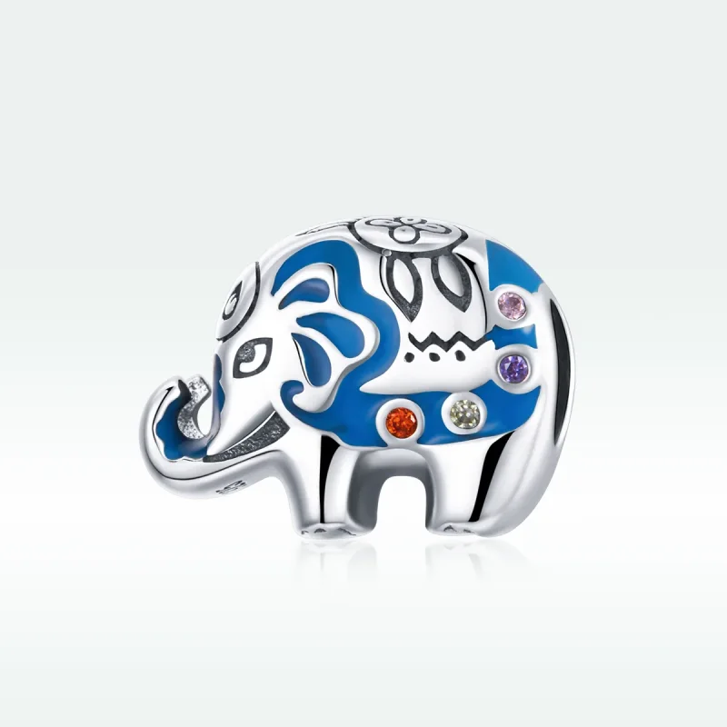 (kép) PANDORA típusú színes elefánt charm - SCC1821 - Megtekintés 5