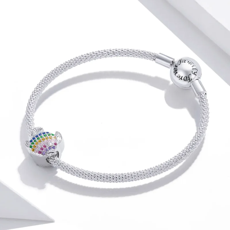 (kép) PANDORA típusú színes halak charm - SCC1803 - Megtekintés 3