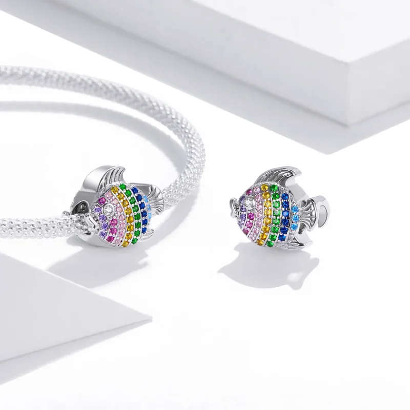 (kép) PANDORA típusú színes halak charm - SCC1803 - Megtekintés 4