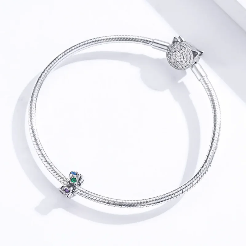 (kép) PANDORA típusú Színes romantika Charm - BSC184 - Megtekintés 3