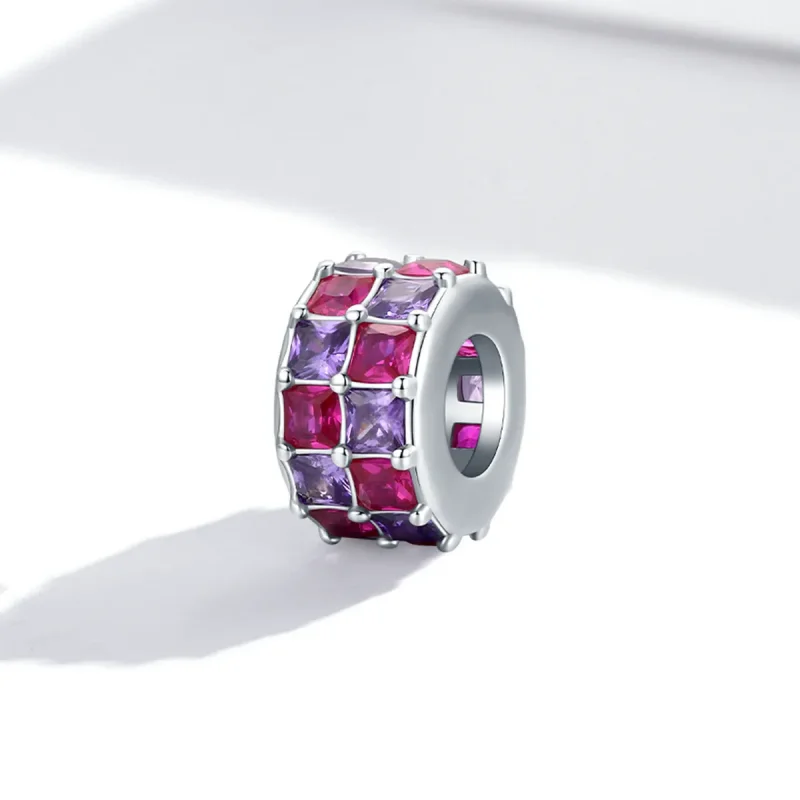 (kép) PANDORA típusú Színes spacer charm - SCC1995 - Megtekintés 2