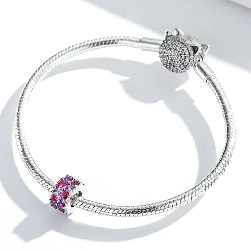 (kép) PANDORA típusú Színes spacer charm - SCC1995 - Megtekintés 4