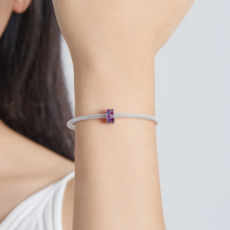 (kép) PANDORA típusú Színes spacer charm - SCC1995 - Megtekintés 5