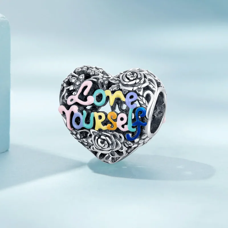(kép) PANDORA típusú Szív minta Charm - SCC2354 - Megtekintés 2