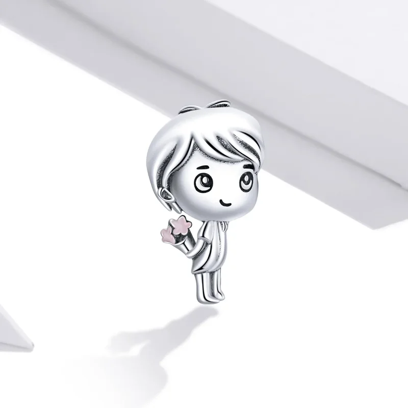 (kép) PANDORA típusú Szívverés fiú Charm - BSC400 - Megtekintés 2