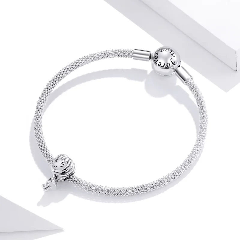 (kép) PANDORA típusú Szívverés lány Charm - BSC399 - Megtekintés 3