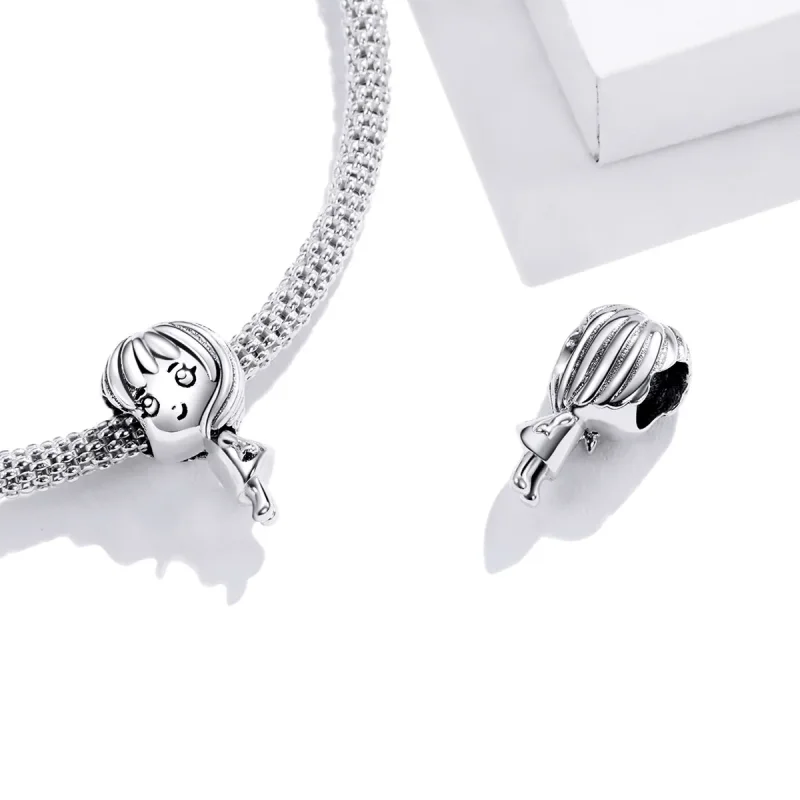 (kép) PANDORA típusú Szívverés lány Charm - BSC399 - Megtekintés 4