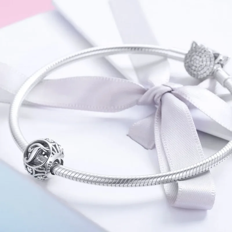 (kép) PANDORA típusú T-betű Charm - SCC738-T - Megtekintés 4