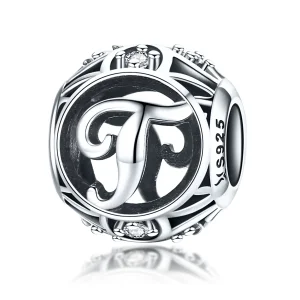 (kép) PANDORA típusú T-betű Charm - SCC738-T