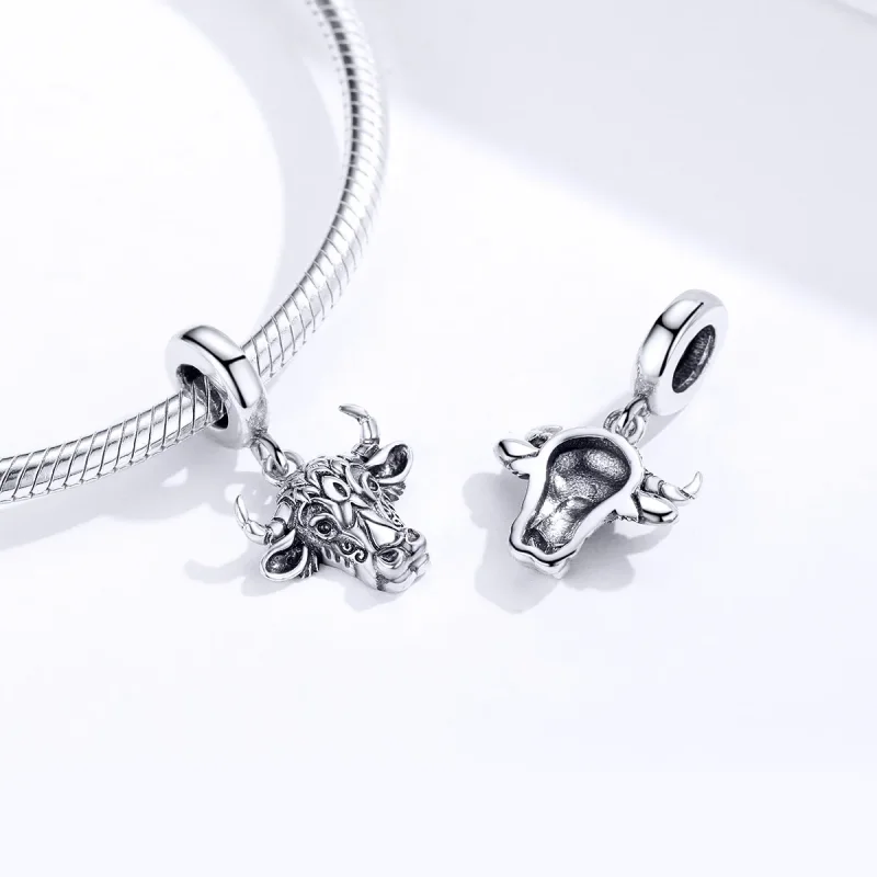 (kép) PANDORA típusú tauren függő charm - SCC1316 - Megtekintés 4