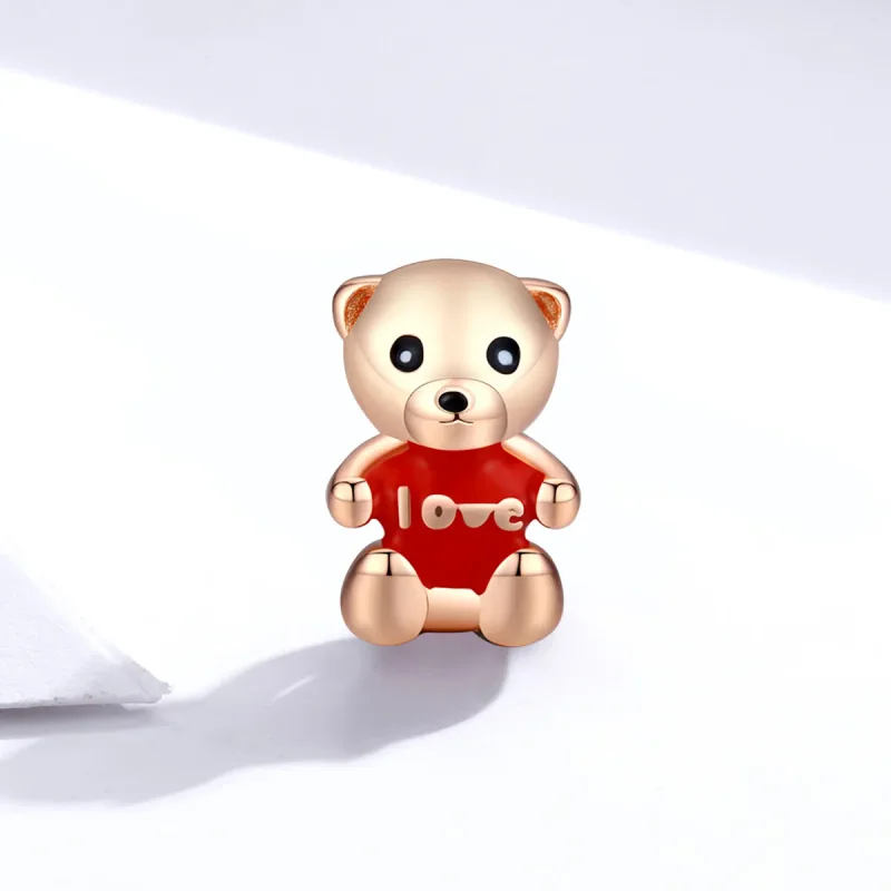 (kép) PANDORA típusú teddi maci charm - BSC228 - Megtekintés 2