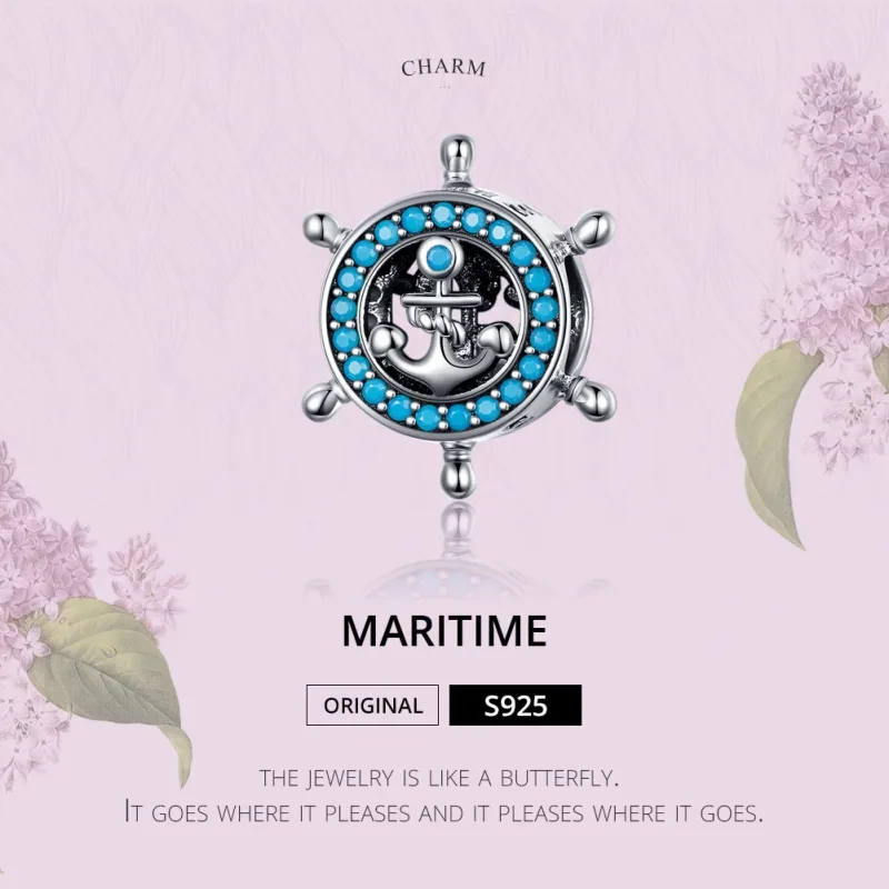 (kép) PANDORA típusú tengeri charm - SCC1200 - Megtekintés 2