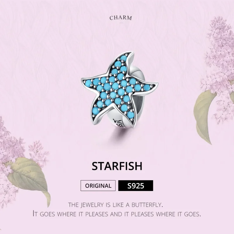 (kép) PANDORA típusú tengeri csillag charm - SCC1313 - Megtekintés 2