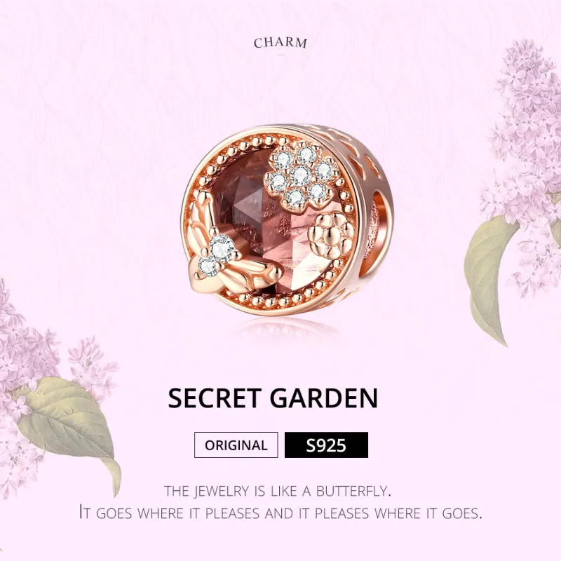 (kép) PANDORA típusú titkos kert charm - BSC389 - Megtekintés 6