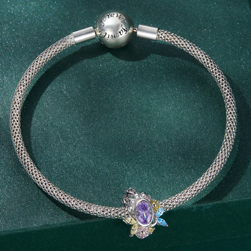 (kép) PANDORA típusú Titkos kert Charm - BSC635 - Megtekintés 4