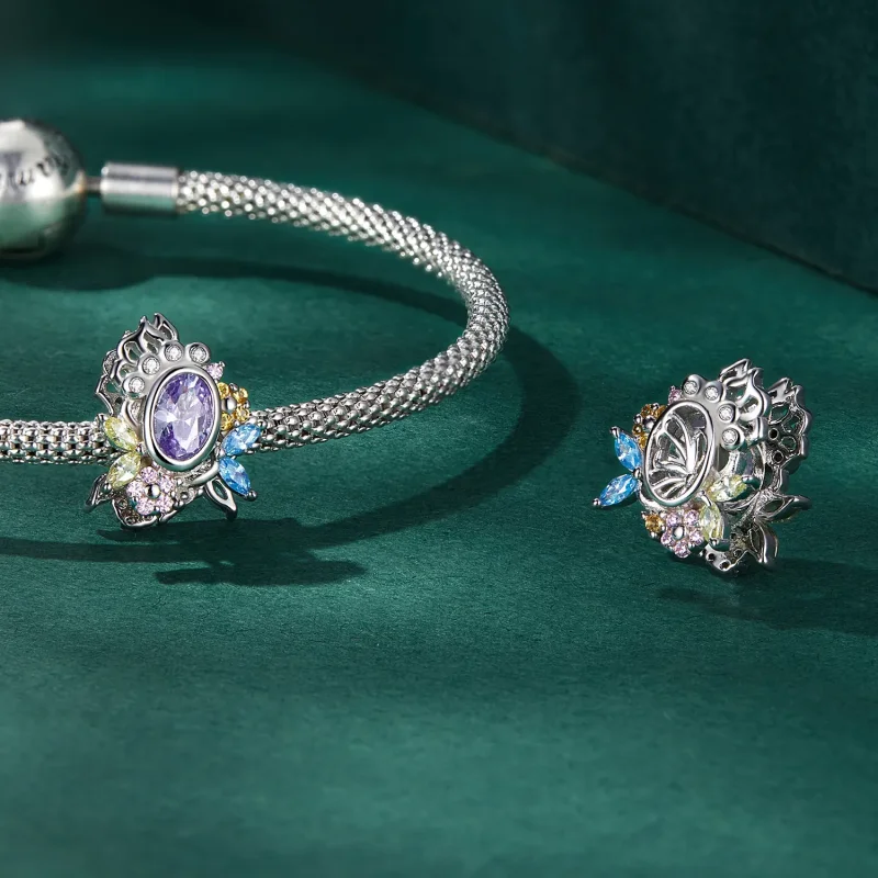 (kép) PANDORA típusú Titkos kert Charm - BSC635 - Megtekintés 5