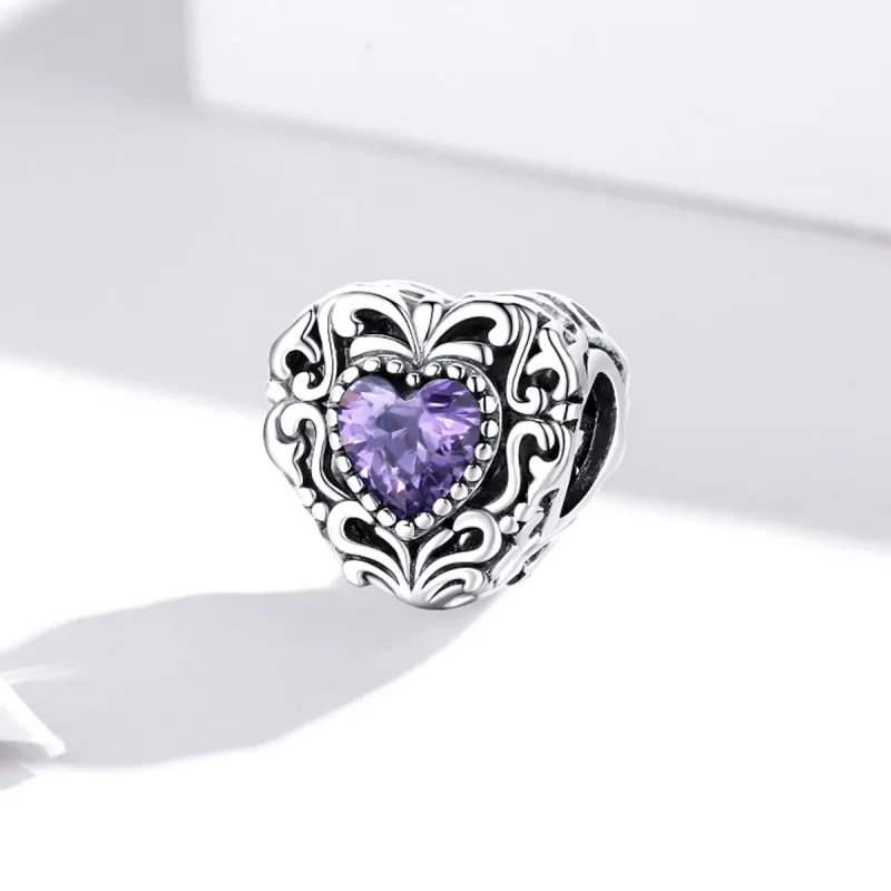 (kép) PANDORA típusú Titokzatos szív Charm - SCC1929 - Megtekintés 2