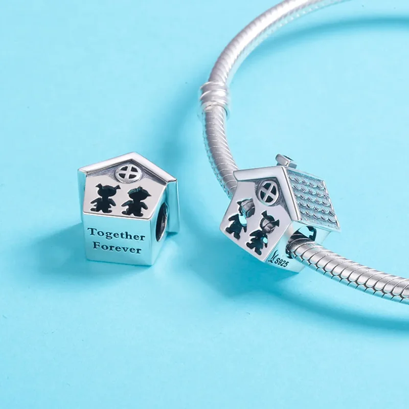 (kép) PANDORA típusú tökéletes élet egy szerető otthon charm - SCC541 - Megtekintés 5