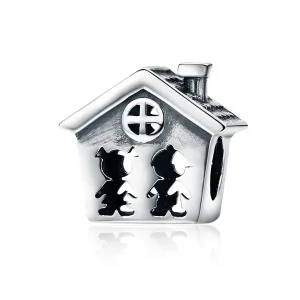 (kép) PANDORA típusú tökéletes élet egy szerető otthon charm - SCC541
