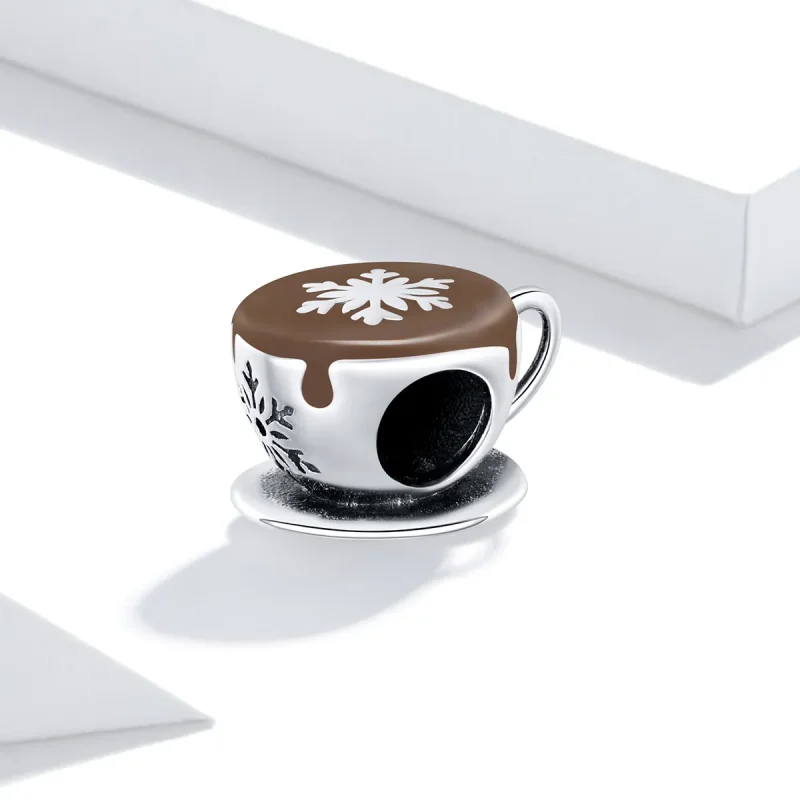 (kép) PANDORA típusú Téli kávé Charm - BSC361 - Megtekintés 2