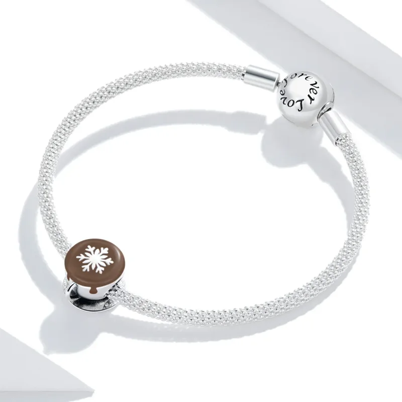 (kép) PANDORA típusú Téli kávé Charm - BSC361 - Megtekintés 3