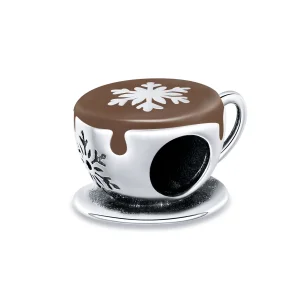 (kép) PANDORA típusú Téli kávé Charm - BSC361