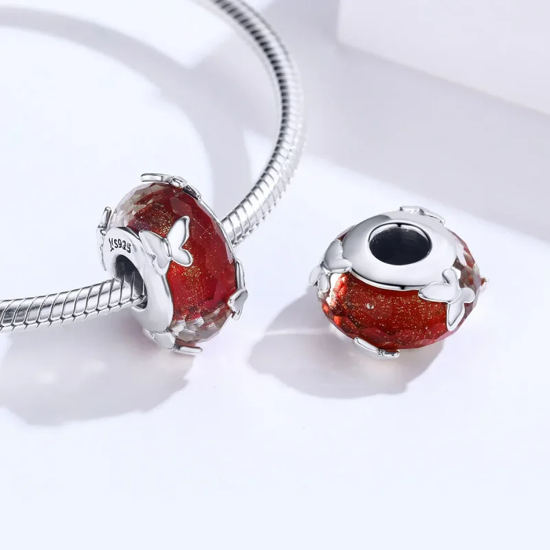 (kép) PANDORA típusú táncoló pillangó charm - SCC1256 - Megtekintés 4