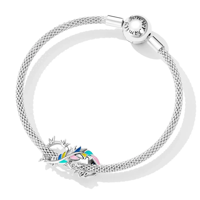 (kép) PANDORA típusú Toll végtelen szimbólum Charm - SCC2322 - Megtekintés 5