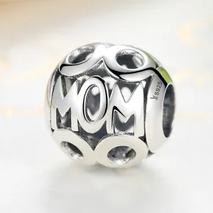 (kép) PANDORA típusú áttört anya charm - SCC060