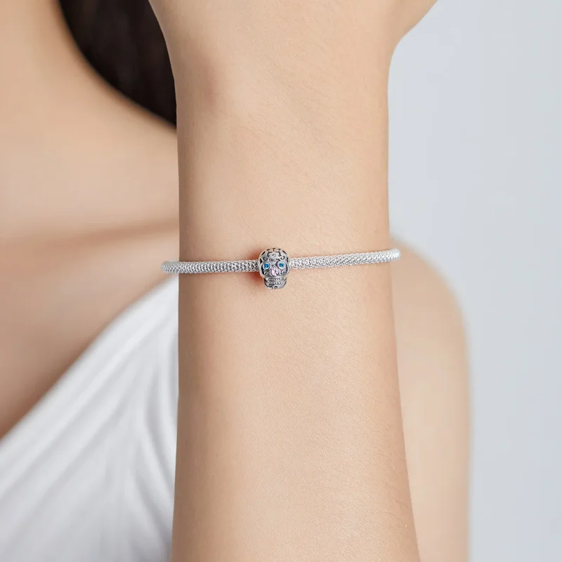 (kép) PANDORA típusú Áttört koponya Charm - BSC524 - Megtekintés 5