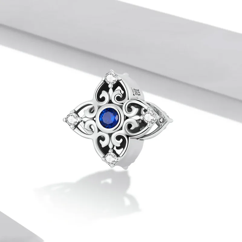 (kép) PANDORA típusú Áttört retro minta Charm - SCC2128 - Megtekintés 2