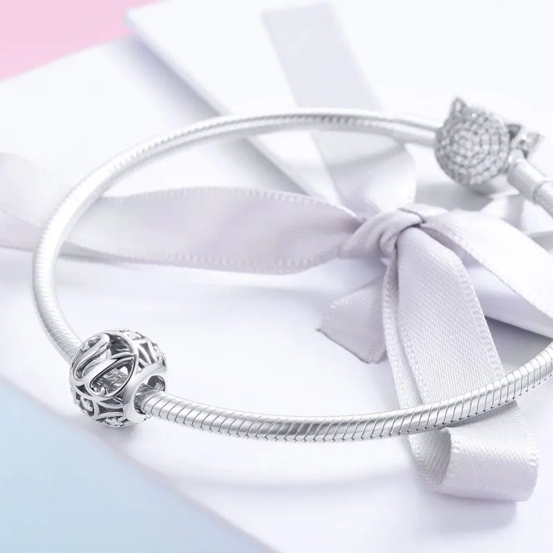 (kép) PANDORA típusú U betű Charm - SCC738-U - Megtekintés 4