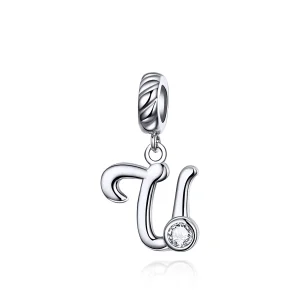 PANDORA típusú u betű függő charm - SCC1183-U (kép) PANDORA típusú u betű függő charm - SCC1183-U