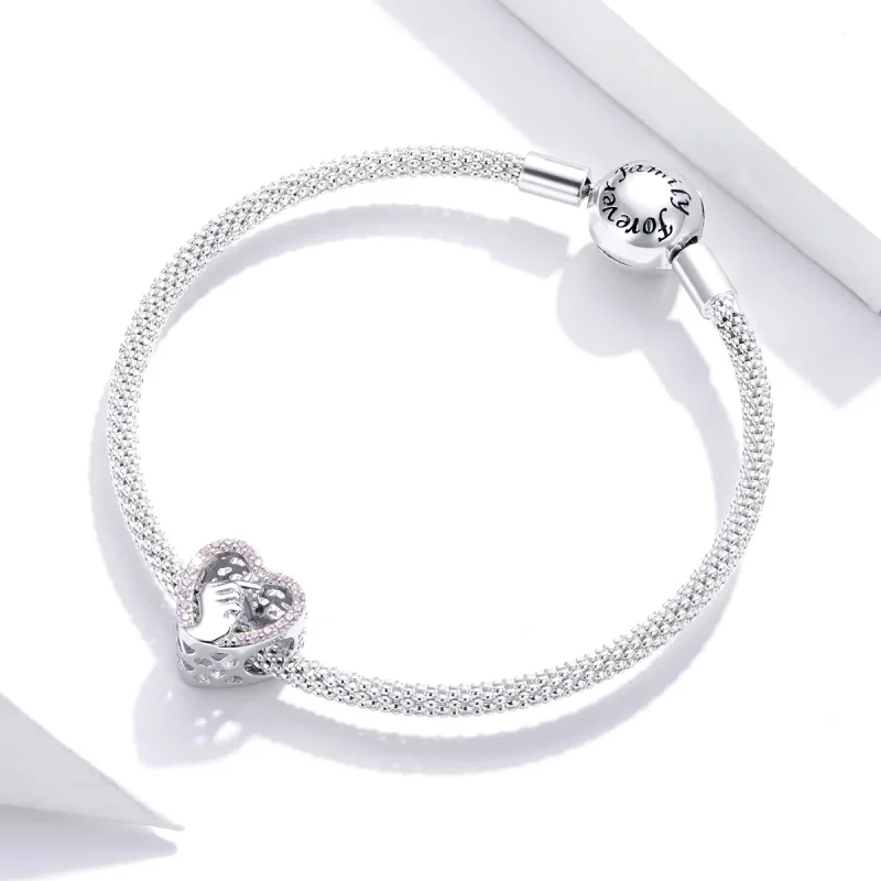 (kép) PANDORA típusú ujj szív charm - SCC1690 - Megtekintés 3