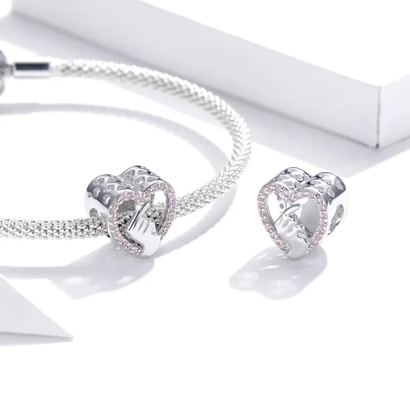 (kép) PANDORA típusú ujj szív charm - SCC1690 - Megtekintés 4