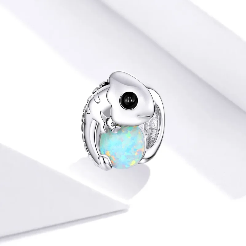 (kép) PANDORA típusú Vicces kaméleon Charm - BSC254 - Megtekintés 2