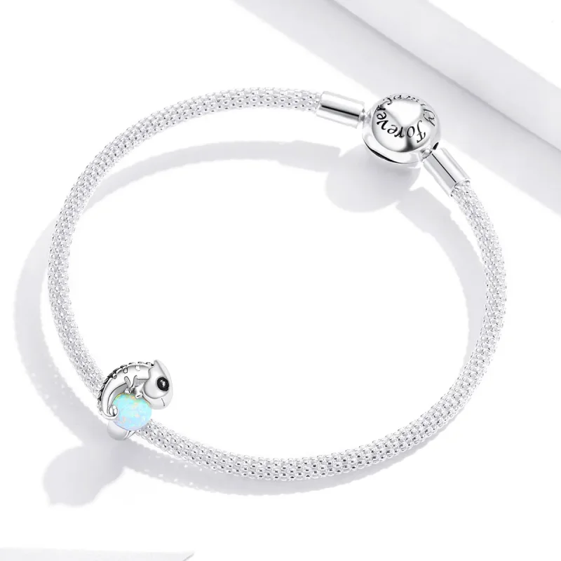 (kép) PANDORA típusú Vicces kaméleon Charm - BSC254 - Megtekintés 3