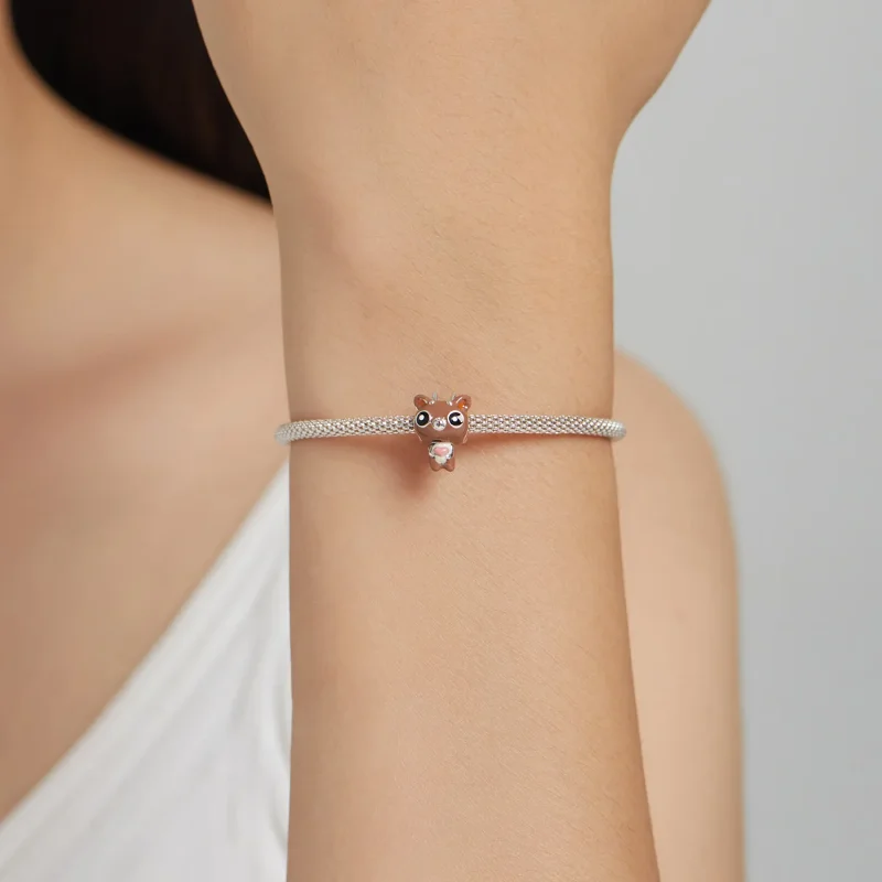 (kép) PANDORA típusú Vicces szarvas Charm - SCC1934 - Megtekintés 5