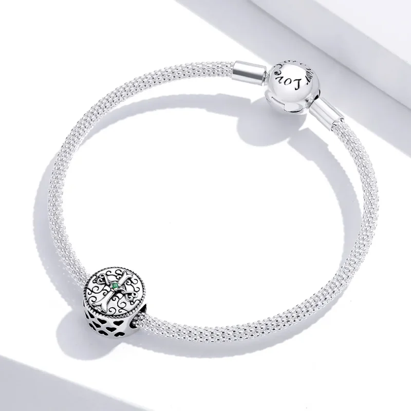 (kép) PANDORA típusú Vintage kereszt Charm - SCC1510 - Megtekintés 3