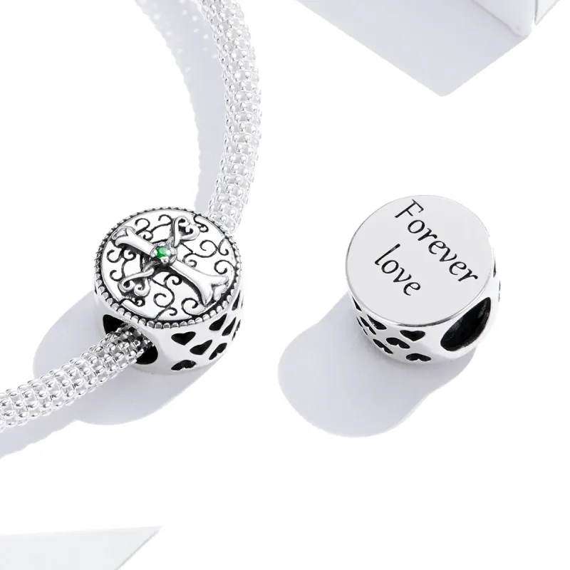 (kép) PANDORA típusú Vintage kereszt Charm - SCC1510 - Megtekintés 4