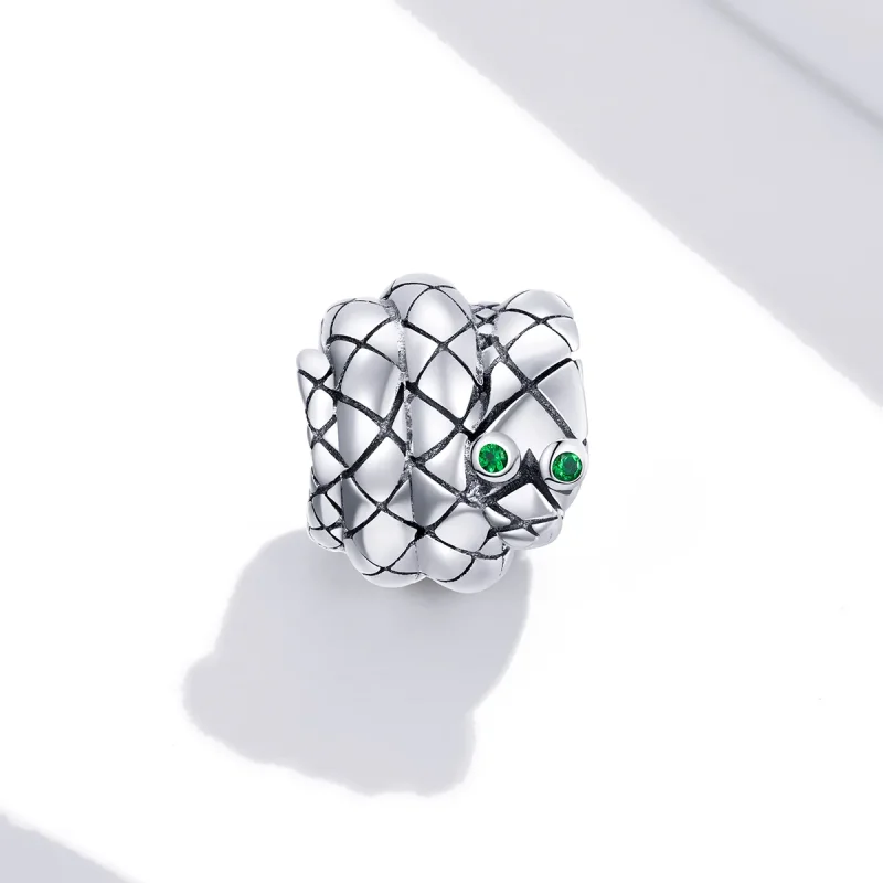 (kép) PANDORA típusú vintage kígyó charm - SCC1770 - Megtekintés 2