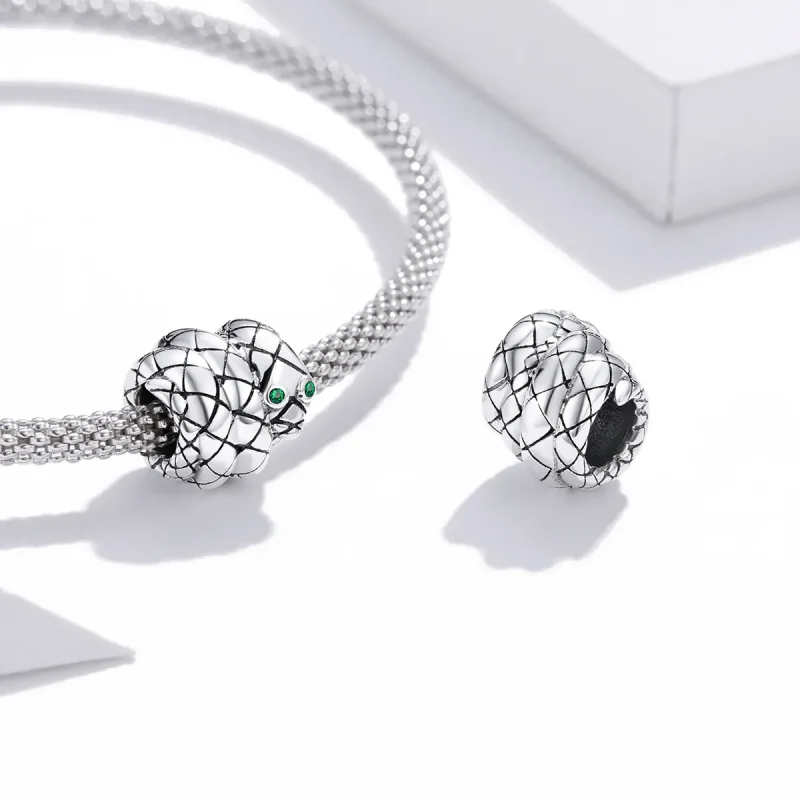 (kép) PANDORA típusú vintage kígyó charm - SCC1770 - Megtekintés 4