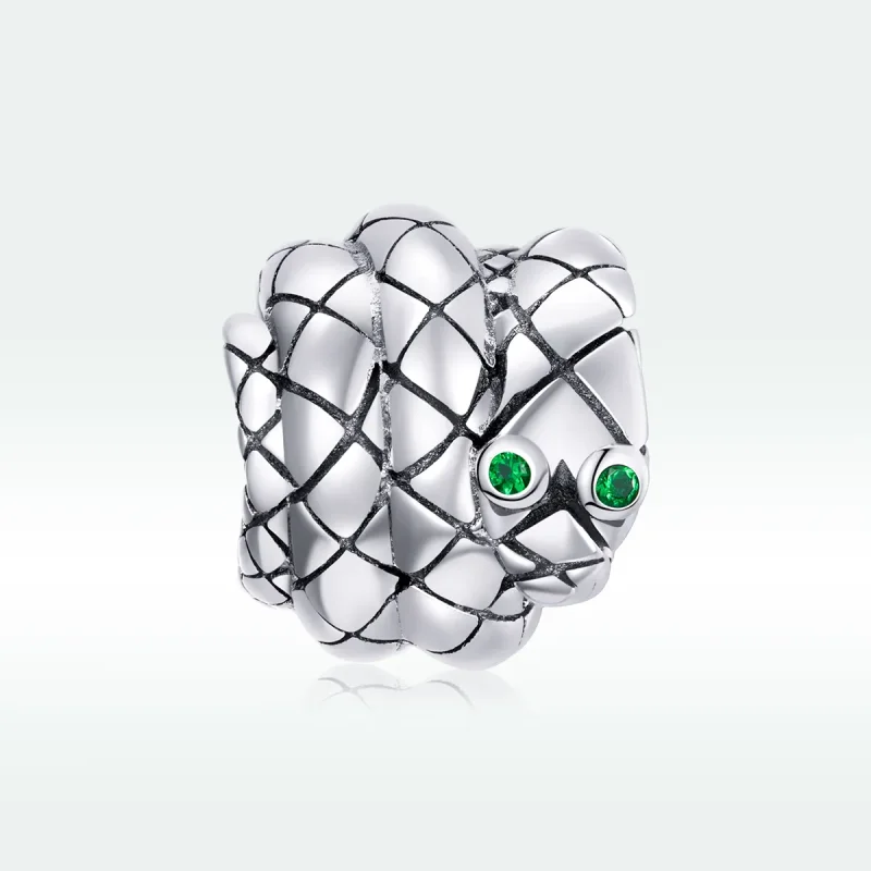 (kép) PANDORA típusú vintage kígyó charm - SCC1770 - Megtekintés 5