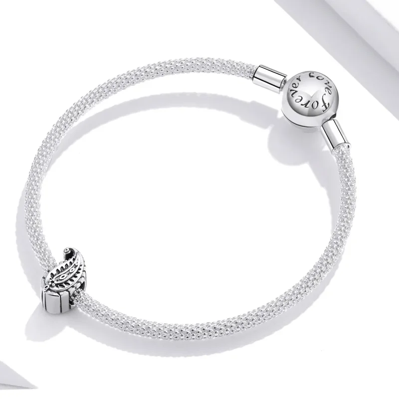 (kép) PANDORA típusú vintage levelek charm - SCC1824 - Megtekintés 3