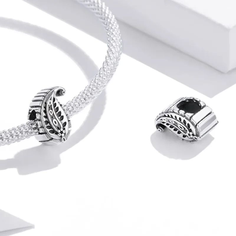 (kép) PANDORA típusú vintage levelek charm - SCC1824 - Megtekintés 4