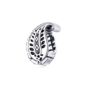 (kép) PANDORA típusú vintage levelek charm - SCC1824