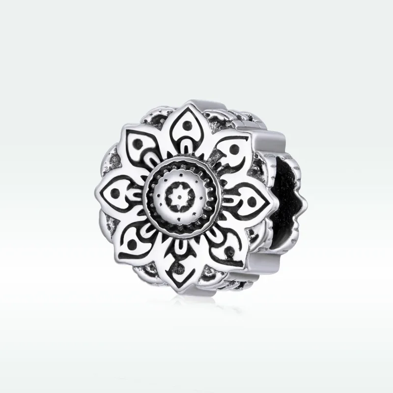 (kép) PANDORA típusú vintage lotus charm - SCC1823 - Megtekintés 5