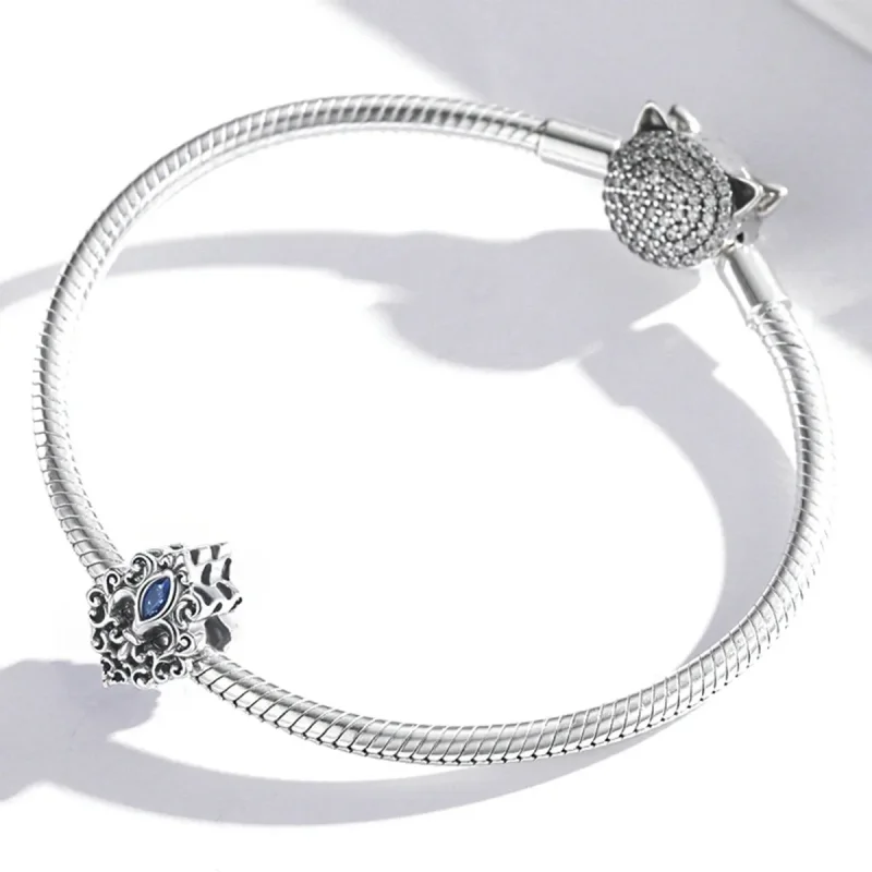 (kép) PANDORA típusú Vintage minta - vízcseppek Charm - SCC2151 - Megtekintés 3